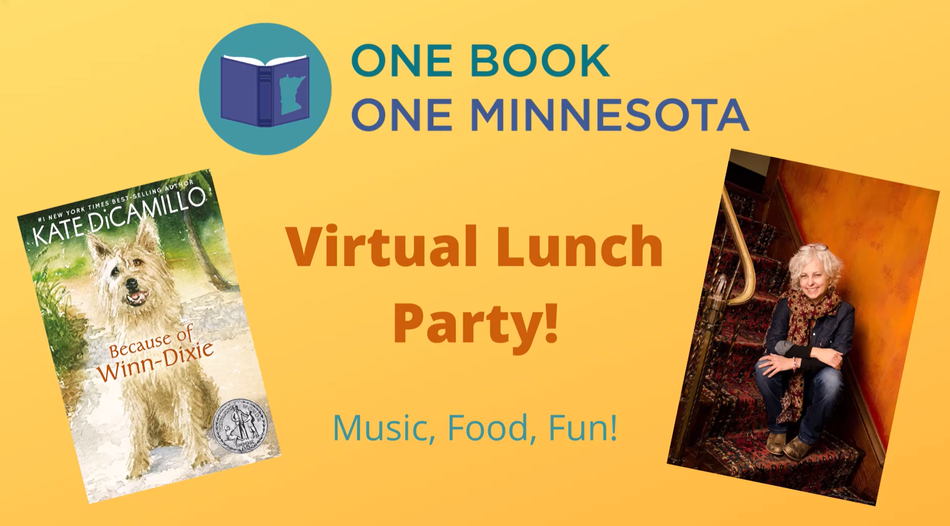 One Book One Minnesota virtual events Minitex